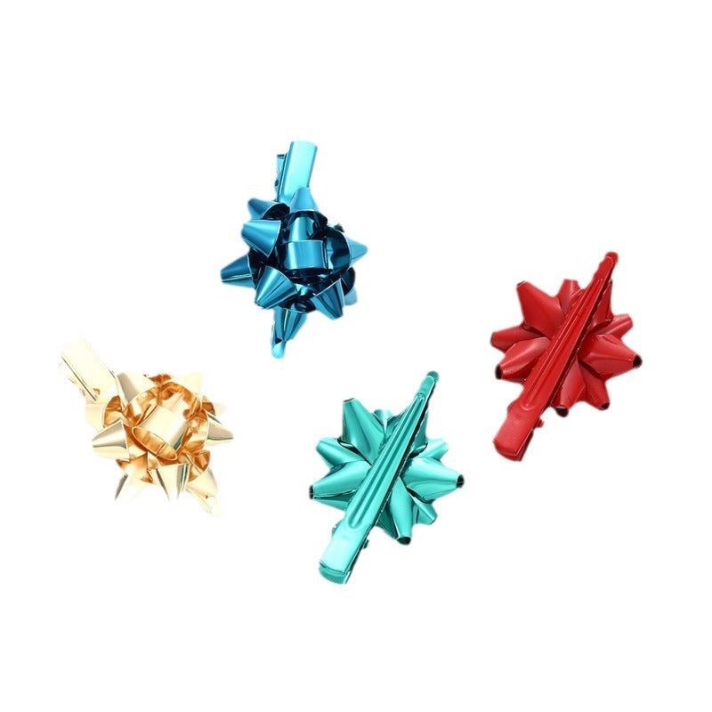 Wholesale Lady Accessories Christmas Bow Hairpin